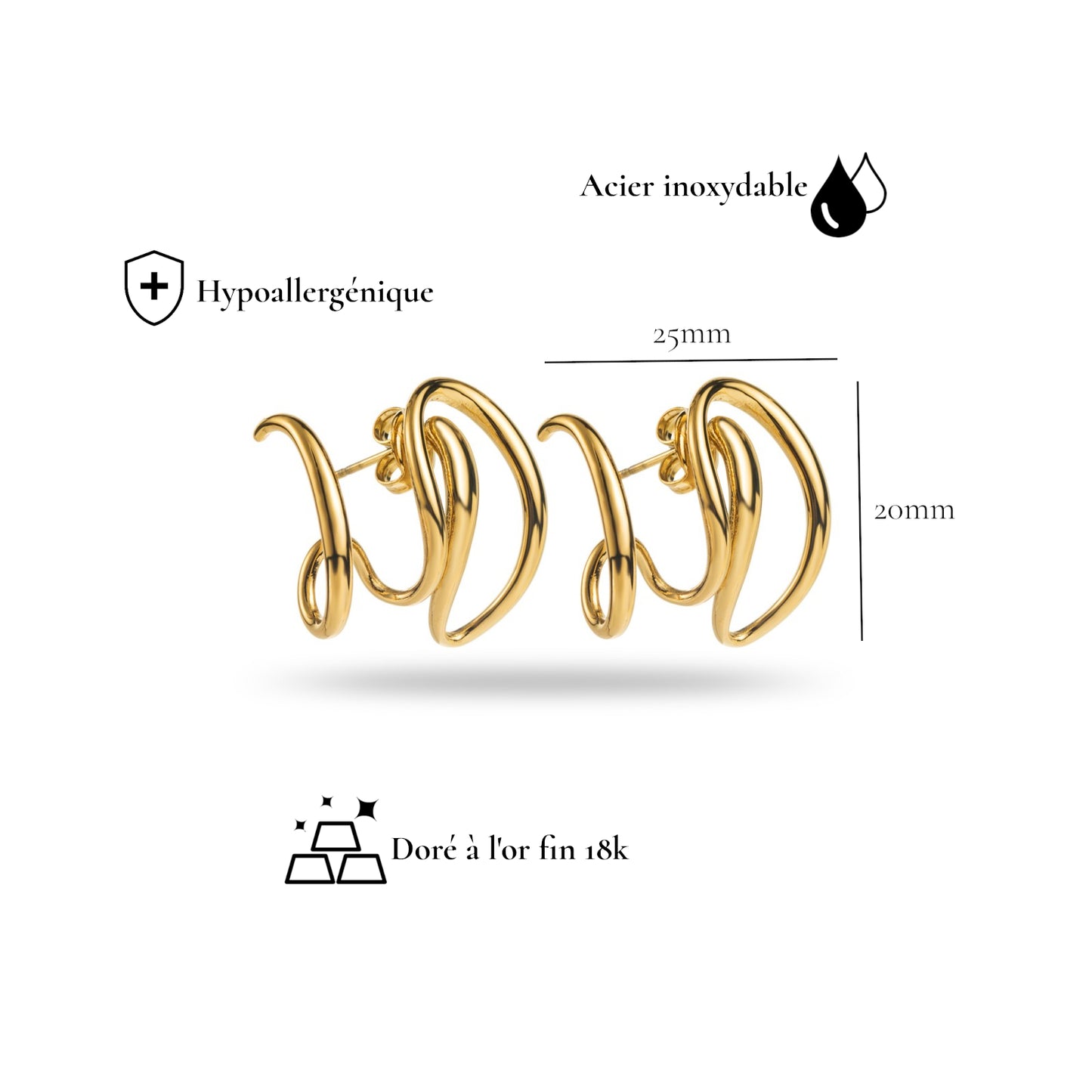 Boucles d'Oreilles - Ondara