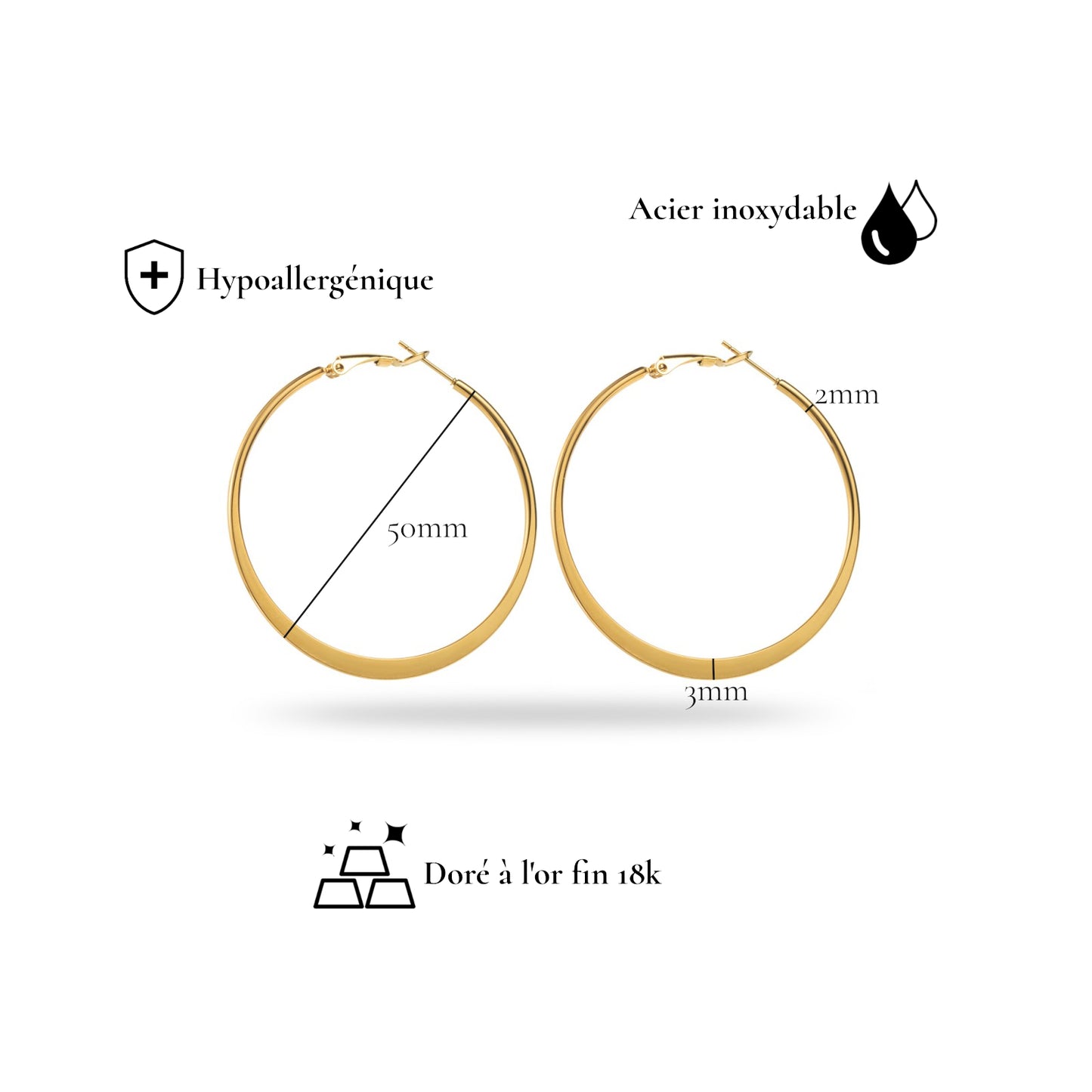 Boucles d'Oreilles - Héméra