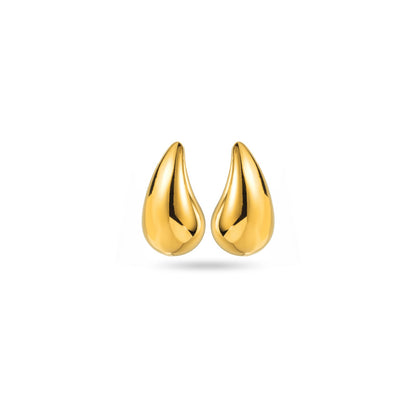 Boucles d'Oreilles en acier inoxydable - Gouttes - or