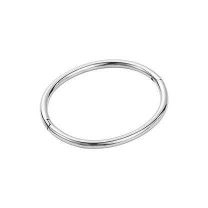Bracelet en acier inoxydable - Jonc Classique - argent
