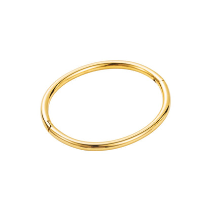 Bracelet en acier inoxydable - Jonc Classique - or