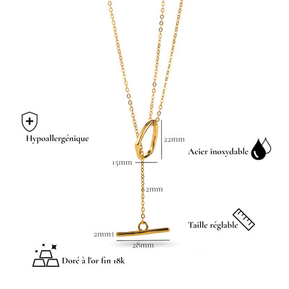 Collier Sautoir Y - Astéria